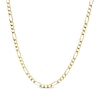 Thumbnail Image 0 of Figaro Chain Necklace Solid 14K Yellow Gold 22"