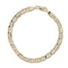 Thumbnail Image 1 of Mariner Link Chain Necklace Hollow 10K Yellow Gold 22"