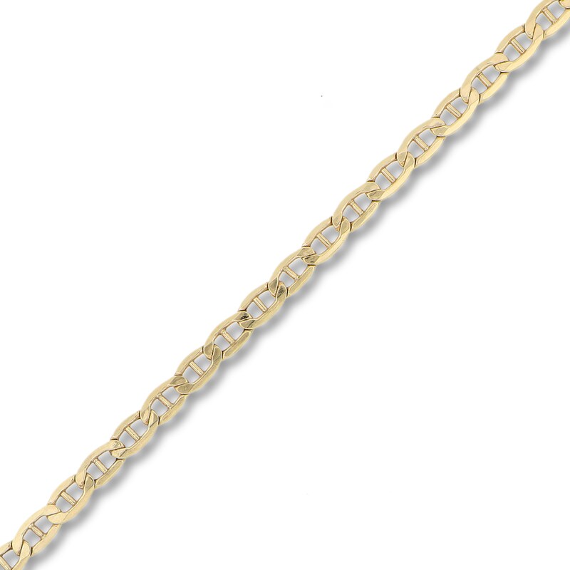 Main Image 2 of Mariner Link Chain Necklace Hollow 10K Yellow Gold 22"