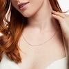 Thumbnail Image 5 of Box Chain Necklace Solid 14K White Gold 20"