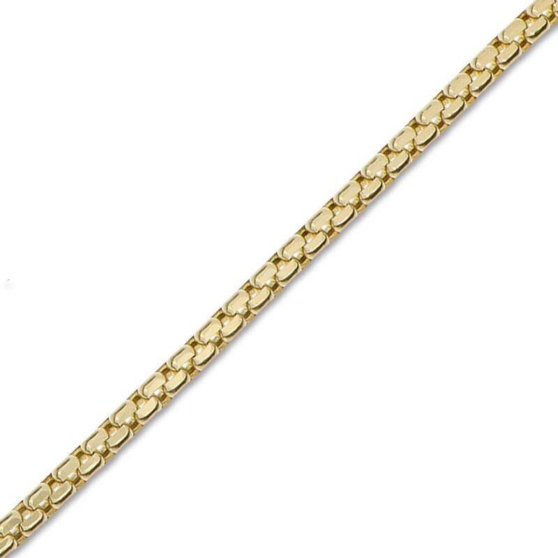 Main Image 2 of Box Chain Necklace Hollow 10K Yellow Gold 22"