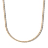 Thumbnail Image 1 of Glitter Rope Chain Necklace Semi-Solid 14K Yellow Gold 16"