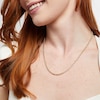 Thumbnail Image 5 of Glitter Rope Chain Necklace Semi-Solid 14K Yellow Gold 20"