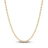 Thumbnail Image 1 of Glitter Rope Chain Necklace Semi-Solid 14K Yellow Gold 22"