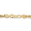Thumbnail Image 3 of Glitter Rope Chain Necklace Semi-Solid 14K Yellow Gold 22"
