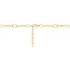 Thumbnail Image 1 of Oval Hollow Link Fashion Necklace 10K Yellow Gold 16"