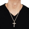 Thumbnail Image 1 of Men's Crucifix Cross Necklace 10K Yellow Gold 22"