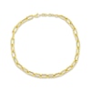 Thumbnail Image 1 of Paperclip Necklace Hollow 10K Yellow Gold 20"