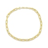 Thumbnail Image 1 of Paperclip Necklace Hollow 10K Yellow Gold 18"