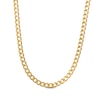 Thumbnail Image 1 of Curb Chain Necklace Solid 10K Yellow Gold 20"