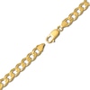 Thumbnail Image 2 of Curb Chain Necklace Solid 10K Yellow Gold 20"