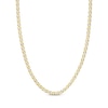 Thumbnail Image 0 of Hollow Mariner Chain Necklace 10K Two-Tone Gold 24"