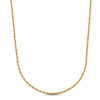 Thumbnail Image 1 of Rope Chain Necklace Semi-Solid 14K Yellow Gold 16"