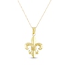 Thumbnail Image 0 of Fleur-de-Lis Necklace 10K Yellow Gold 18"