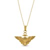 Thumbnail Image 1 of Naval Aviator Wings Necklace 10K Yellow Gold 18"