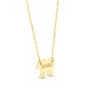 Thumbnail Image 1 of "Mama" Bear Necklace 14K Yellow Gold 18"