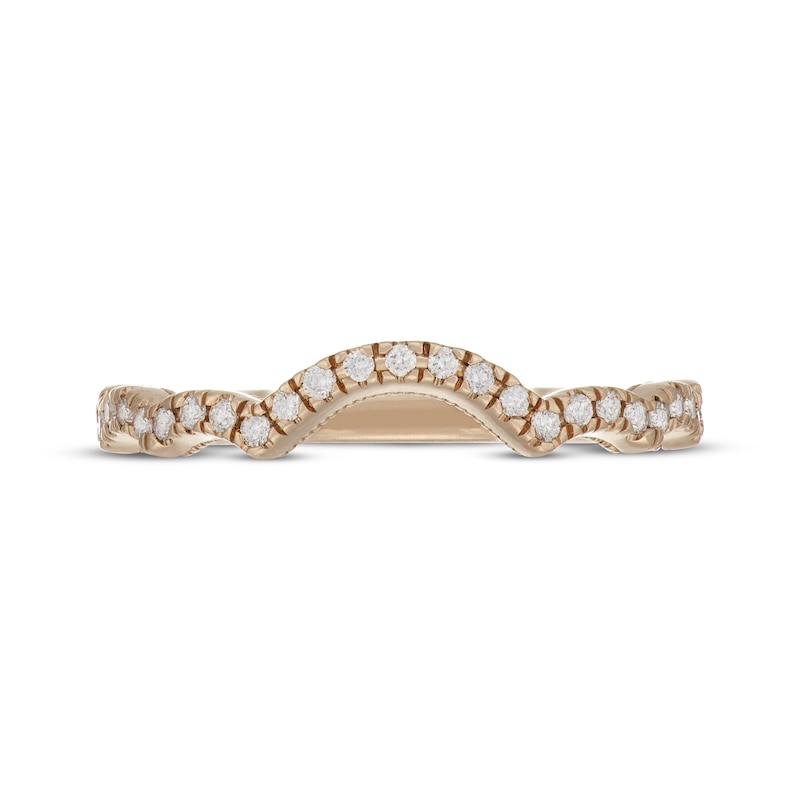 Main Image 3 of Neil Lane Artistry Lab-Grown Diamond Contour Wedding Band 1/5 ct tw 14K Yellow Gold