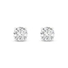 Thumbnail Image 1 of Lab-Created Diamonds by KAY Solitaire Earrings 2-1/2 ct tw Round-cut 14K White Gold (F/SI2)