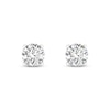 Thumbnail Image 2 of KAY Lab-Grown Diamonds Solitaire Earrings 2-1/2 ct tw Round-cut 14K White Gold (F/SI2)