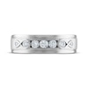 Thumbnail Image 2 of Every Moment Men's Diamond Wedding Band 1/2 ct tw 14K White Gold