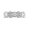 Thumbnail Image 2 of Every Moment Diamond Crossover Infinity Band 1 ct tw 14K White Gold