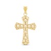 Thumbnail Image 0 of Diamond-Cut Cross Charm 14K Yellow Gold