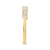 Baguette & Round-Cut Diamond Scatter Anniversary Band 1/4 ct tw 14K Yellow Gold