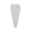 Men’s Round-Cut Diamond Wedding Band 1 ct tw White Gold