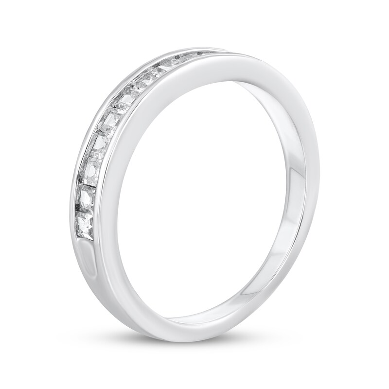 Princess-Cut Diamond Anniversary Band 1/2 ct tw 14K White Gold