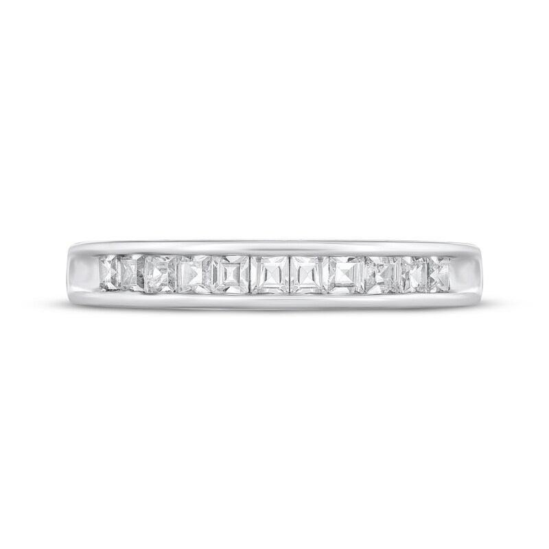 Princess-Cut Diamond Anniversary Band 1/2 ct tw 14K White Gold