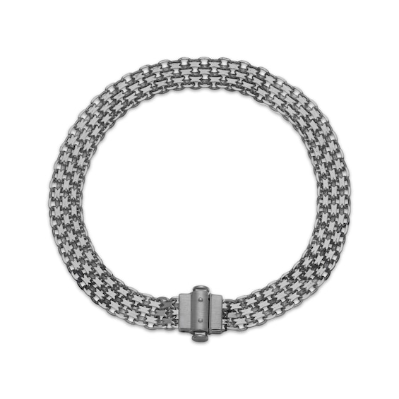 Bismark Chain Bracelet 8mm Solid Sterling Silver 8.5"