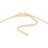 Thumbnail Image 3 of Beaded Cross Necklace 14K Yellow Gold 16"