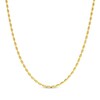 Thumbnail Image 1 of Solid Ellipse Bead Chain Necklace 14K Yellow Gold 18&quot;