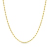 Thumbnail Image 0 of Solid Ellipse Bead Chain Necklace 14K Yellow Gold 20"