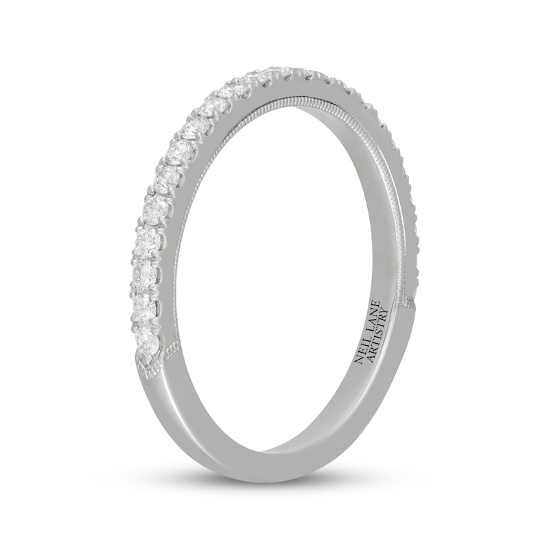 Main Image 2 of Neil Lane Artistry Lab-Grown Diamond Wedding Band 1/3 ct tw 14K White Gold