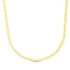 Thumbnail Image 1 of Curb Chain Necklace 3.45mm Semi-Solid 18K Yellow Gold 20"