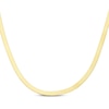 Thumbnail Image 0 of Solid Herringbone Chain Necklace 3.9mm 14K Yellow Gold 18"