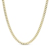 Thumbnail Image 1 of Curb Chain Necklace 4.1mm Solid 14K Yellow Gold 22"