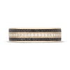 Thumbnail Image 3 of Neil Lane Men's Black & White Diamond Three-Row Wedding Band 1/2 ct tw 14K Yellow Gold