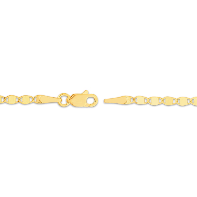 Main Image 3 of Valentino Chain Necklace 2.7mm Solid 14K Yellow Gold 18"