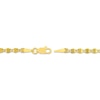 Thumbnail Image 3 of Hollow Diamond-Cut Valentino Chain Necklace 2.7mm 14K Yellow Gold 20&quot;