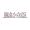 Thumbnail Image 3 of Adore Lab-Grown Diamonds Heart-Shaped East-West Anniversary Ring 2 ct tw 14K Rose Gold