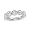 Thumbnail Image 1 of Adore Lab-Grown Diamonds Seven-Stone Bezel-Set Anniversary Ring 2 ct tw 14K White Gold