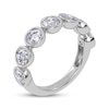 Thumbnail Image 2 of Adore Lab-Grown Diamonds Seven-Stone Bezel-Set Anniversary Ring 2 ct tw 14K White Gold