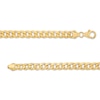 Thumbnail Image 2 of 5.7mm Curb Chain Necklace & Bracelet Set Semi-Solid 10K Yellow Gold