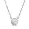 Thumbnail Image 2 of KAY Lab-Grown Diamonds Round-Cut Solitaire Necklace & Stud Earrings Set 1/2 ct tw Sterling Silver