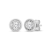 Thumbnail Image 3 of KAY Lab-Grown Diamonds Round-Cut Solitaire Necklace & Stud Earrings Set 1/2 ct tw Sterling Silver
