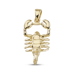 Men's Polished Scorpion Charm 10K Yellow Gold