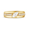 Thumbnail Image 3 of Marquise-Cut Lab-Grown Diamond Fashion Ring 1/2 ct tw 24K Yellow Gold Vermeil Sterling Silver