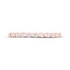 Thumbnail Image 3 of Adore Diamond Hearts Anniversary Ring 1/5 ct tw 10K Rose Gold